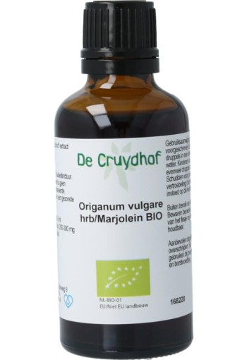 Cruydhof Origanum vulgare herb / marjolein tinctuur bio (50 Milliliter)
