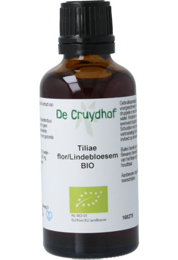 Cruydhof Tiliae cordata flor / lindebloesem tinctuur bio (50 Milliliter)