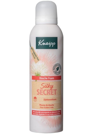 Kneipp Silky secret douche foam zijdeboombloem 200 Milliliter