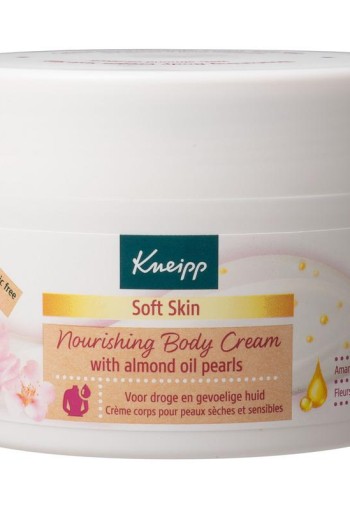 Kneipp Soft skin nourishing body cream almond oil 200 Milliliter
