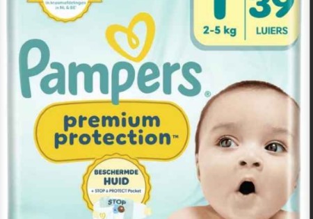 Pampers Premium Protection Luiers Maat 1 2-5 KG 39 Stuks