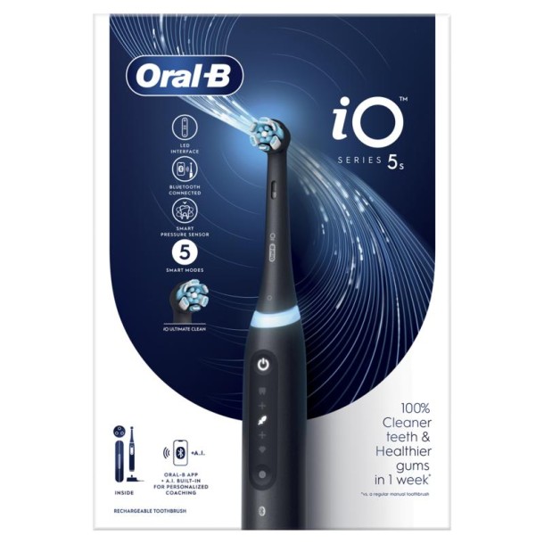 Oral B Elektrische tandenborstel iO5s matt black (1 Stuks)