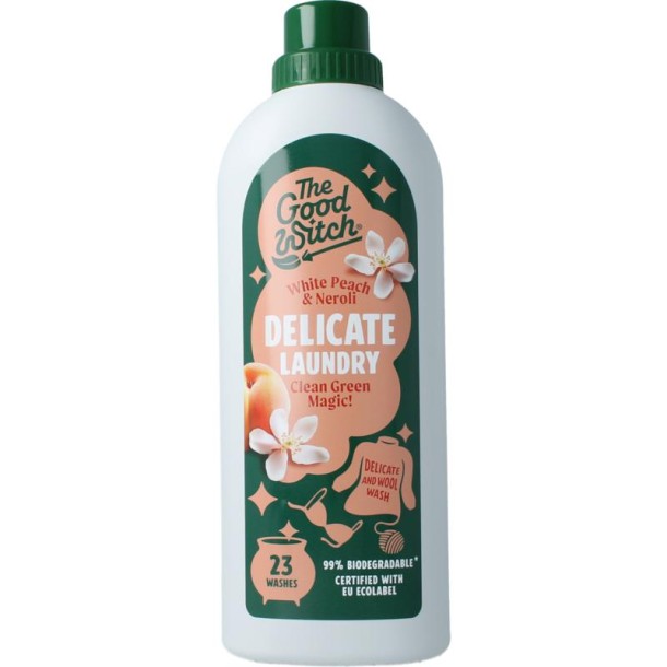 The Good Witch Wasmiddel wol/fijn witte perzik (1 Liter)