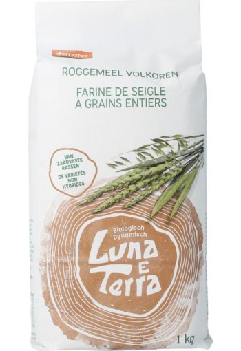 Luna E Terra Roggemeel volkoren bio (1 Kilogram)