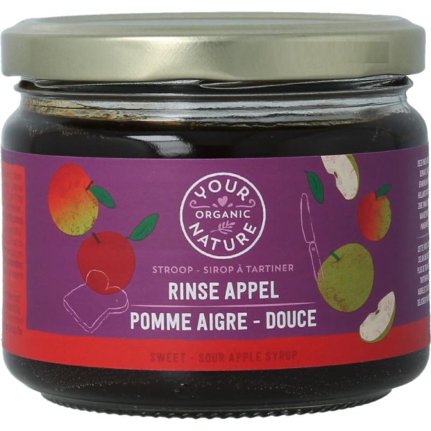 Your Organic Nat Stroop rinse appel bio (330 Gram)