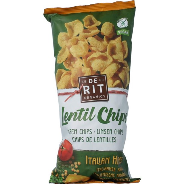 De Rit Linzenchips Italian herbs bio (75 Gram)