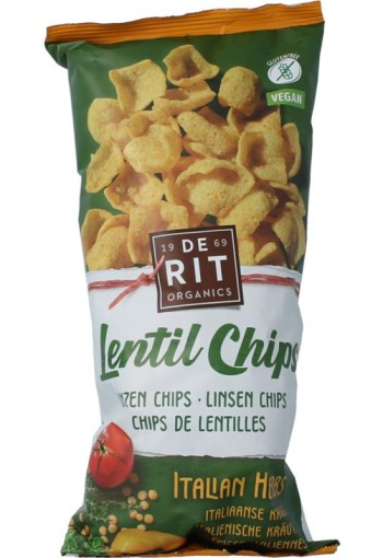 De Rit Linzenchips Italian herbs bio (75 Gram)