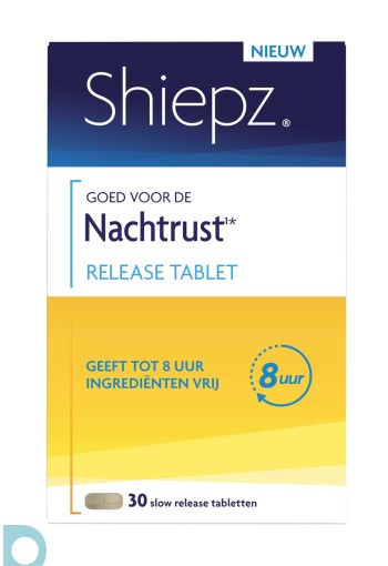 Shiepz Nachtrust 8 uur 30 Tabletten