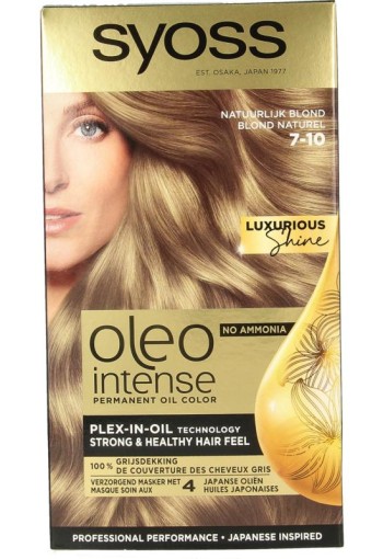 Syoss Color Oleo Intense 7-10 natuurlijk blond haarverf (1 Set)