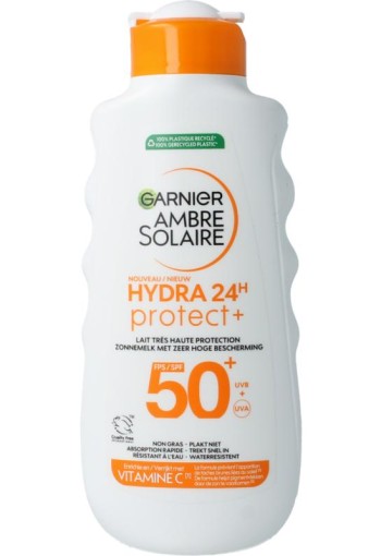 Ambre Solaire Hydraterende melk protect SPF50+ (175 Milliliter)