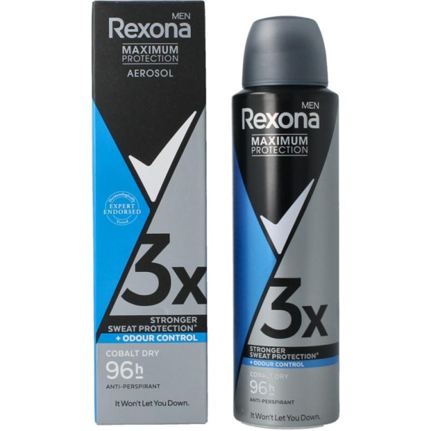Rexona Deodorant spray max protection cobalt dry (150 Milliliter)