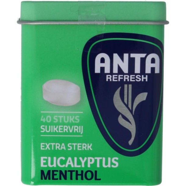 Anta Refresh eucalyptus menthol extra sterk suikervrij (72 Gram)