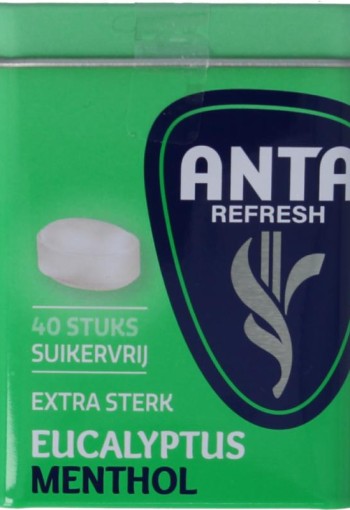 Anta Refresh eucalyptus menthol extra sterk suikervrij (72 Gram)