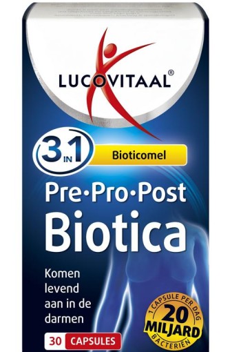 Lucovitaal Pre pro post biotica (30 Capsules)
