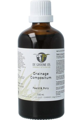 Groene Os Drainage compositum paard/pony (100 Milliliter)