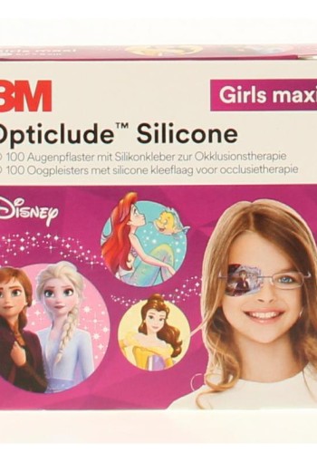 Opticlude Oogpleister siliconen maxi girl (100 Stuks)