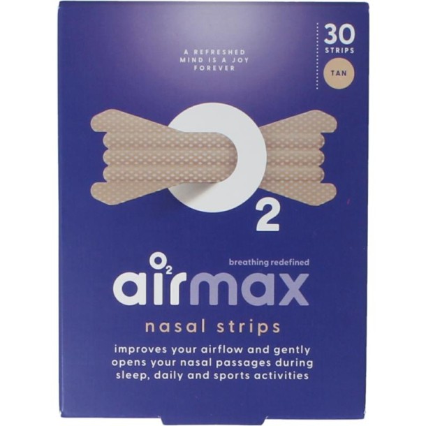 Airmax Nasal strips tan (30 Stuks)