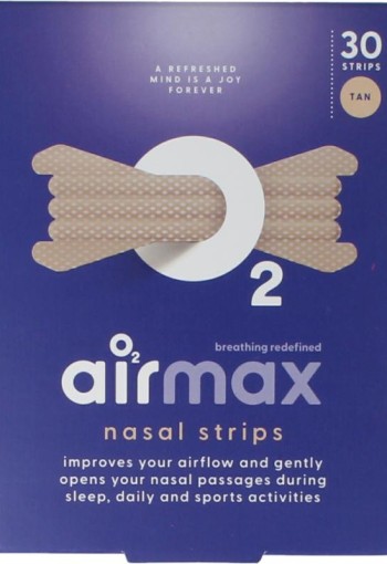 Airmax Nasal strips tan (30 Stuks)