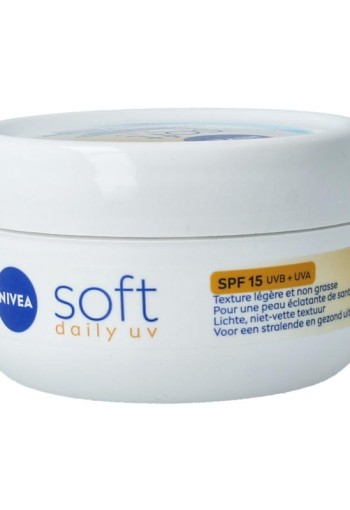 Nivea Bodycreme soft daily UV SPF15 (200 Milliliter)