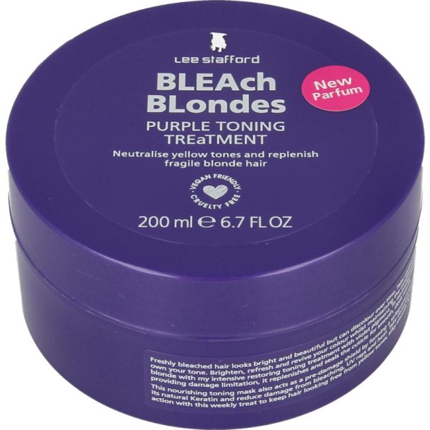 Lee Stafford Bleach blondes purple toning mask 200 Milliliter