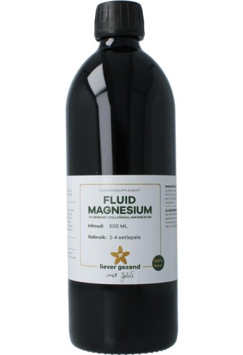 Liever Gezond Colloidaal magnesium vloeibaar (500 Milliliter)