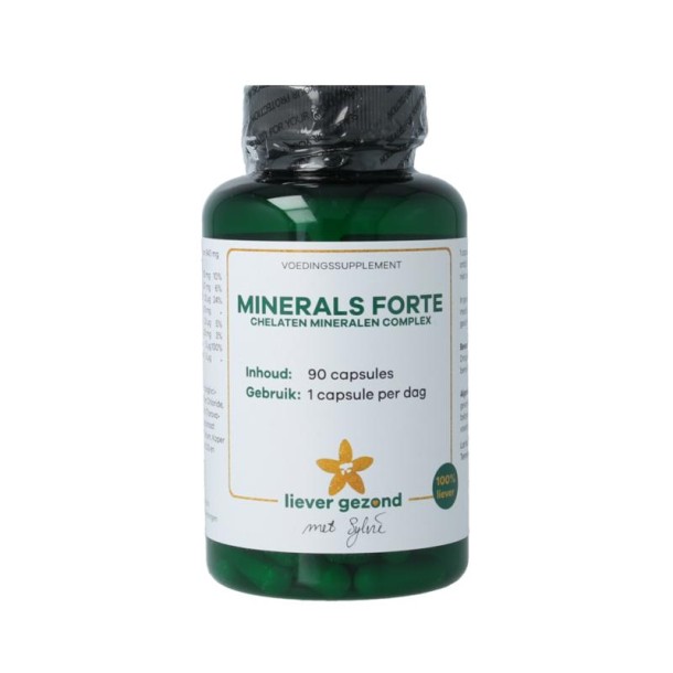 Liever Gezond Minerals chelaten mineralen complex (90 Vegetarische capsules)
