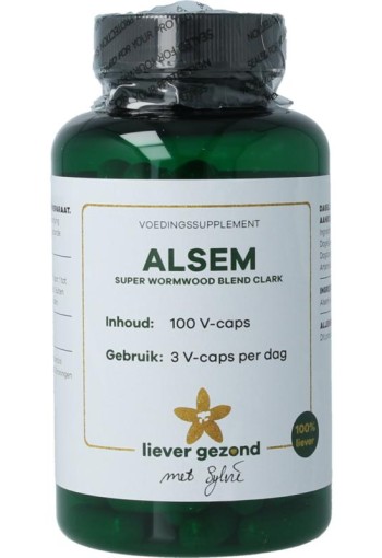 Liever Gezond Alsem super wormwood blend clark (100 Vegetarische capsules)