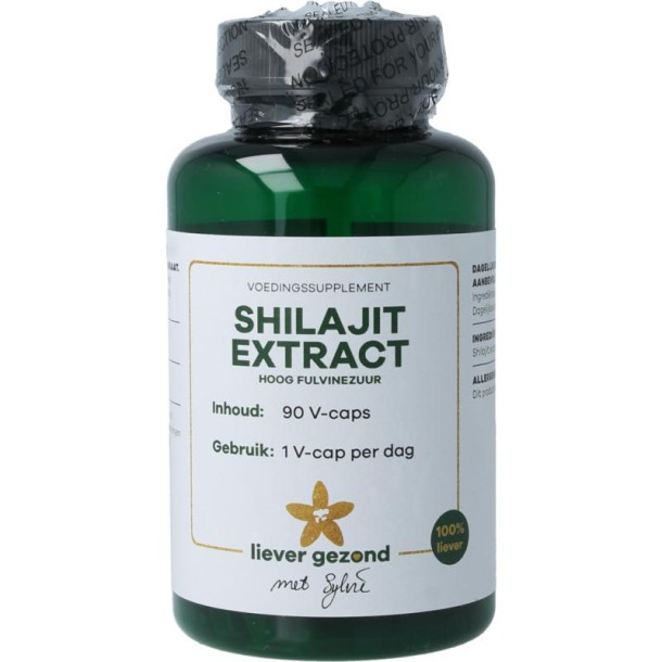 Liever Gezond Shilajit extract hoog fulvine zuur (90 Vegetarische capsules)