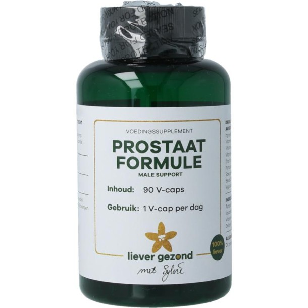 Liever Gezond Prostaat formule male support (90 Vegetarische capsules)