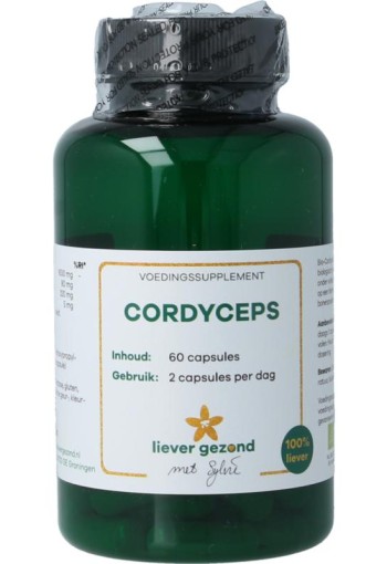 Liever Gezond Cordyceps 800mg organic (60 Vegetarische capsules)