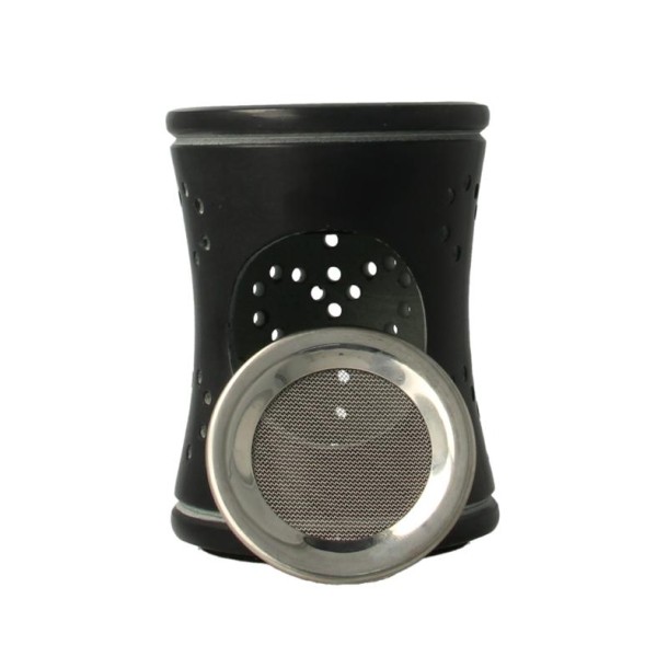 Volatile Wierook en olie verdamper zwart zeepsteen (1 Stuks)