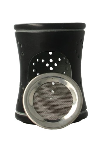 Volatile Wierook en olie verdamper zwart zeepsteen (1 Stuks)