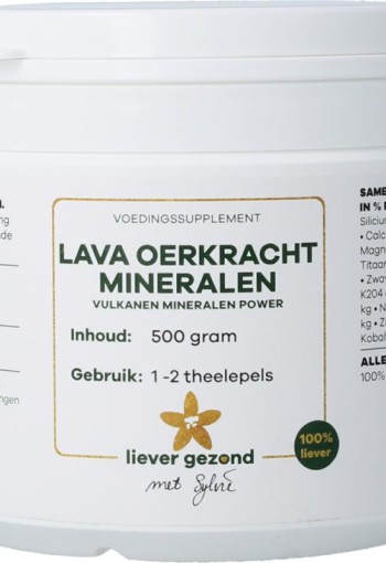 Liever Gezond Lava oerkracht mineralen power (500 Gram)
