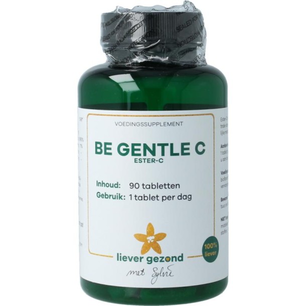 Liever Gezond Cal C 1000 be gentle C (90 Vegetarische capsules)