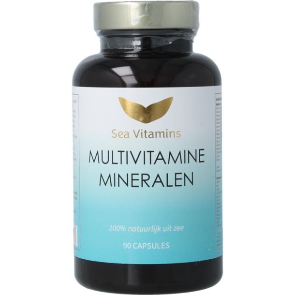 Sea Vitamins Multivitamine mineralen (90 Vegetarische capsules)