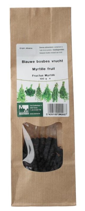 Marma Blauwe bosbes vrucht (100 Gram)