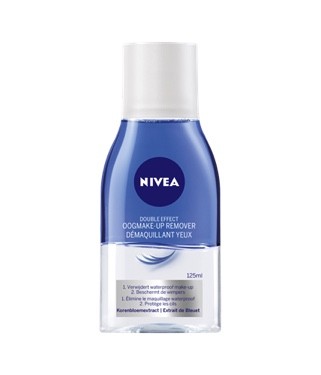 NIVEA DOUBLE EFFECT WATERPROOF OOGMAKE-UP REMOVER 125 ML