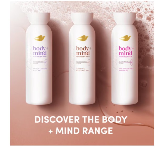Dove Body+Mind Lavender & Oat Milk Body Wash 350 ML