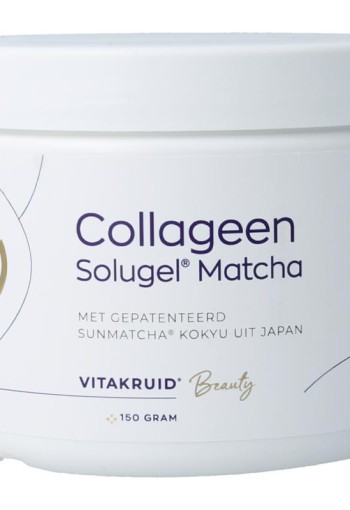 Vitakruid Matcha collageen sunmatcha & solgel (150 Gram)