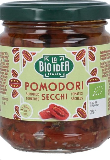 La Bio Idea Zongedroogde tomaten in olijfolie bio (190 Gram)