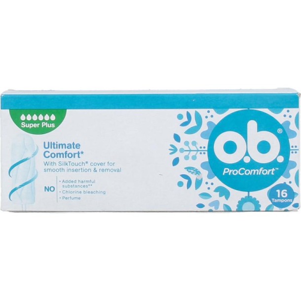 OB Tampons procomfort super plus 16 Stuks