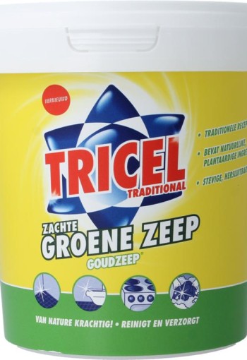 Tricel Goudzeep kuipje groen bio (750 Gram)