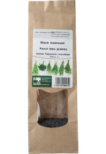 Marma Blauw maanzaad (100 Gram)