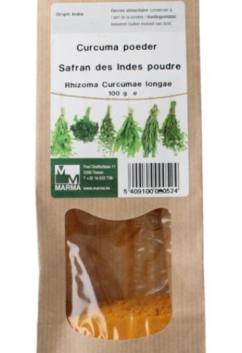 Marma Curcuma poeder (100 Gram)