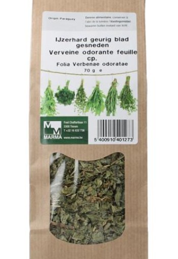 Marma IJzerhard kruid geurig blad gesneden (70 Gram)