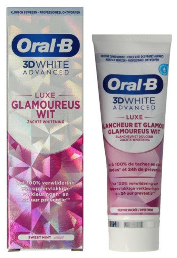Oral B Tandpasta 3D white luxe 75 Milliliter