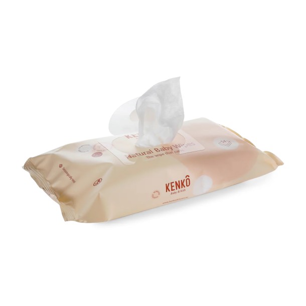 Kenkô Natural Billendoekjes ( 2 pack van 54 stuks )