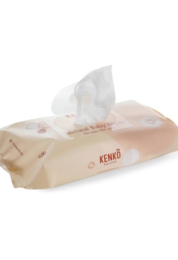 Kenkô Natural Billendoekjes ( 2 pack van 54 stuks )