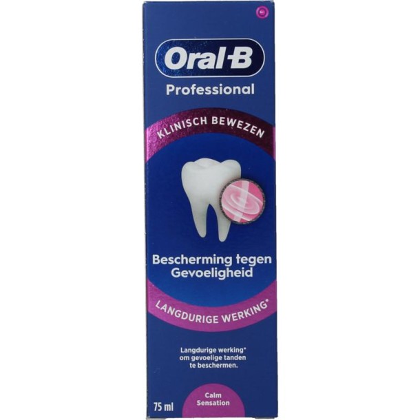 Oral B Tandpasta professional calming sensitive protect 75 Milliliter