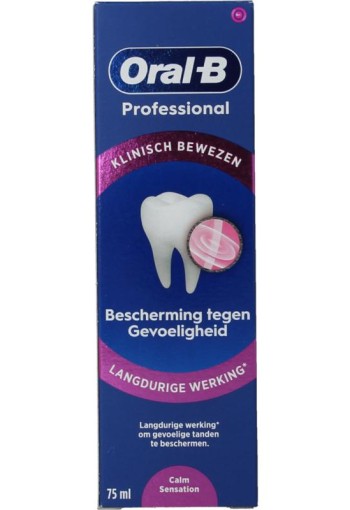 Oral B Tandpasta professional calming sensitive protect 75 Milliliter